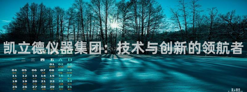 意昂集团官网：凯立德仪器集团：技术与创新的领航者