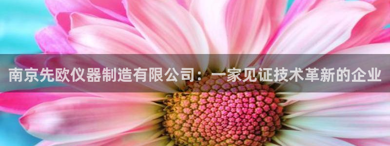 意昂体育3联系电话：南京先欧仪器制造有限公司：一家见证技术革
