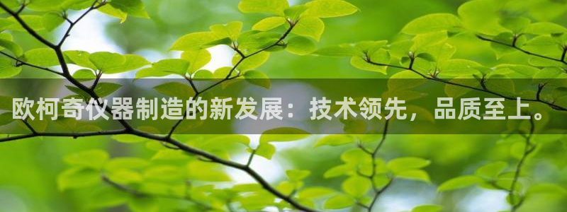 意昂体育3注册：欧柯奇仪器制造的新发展：技术领先，品质至上。
