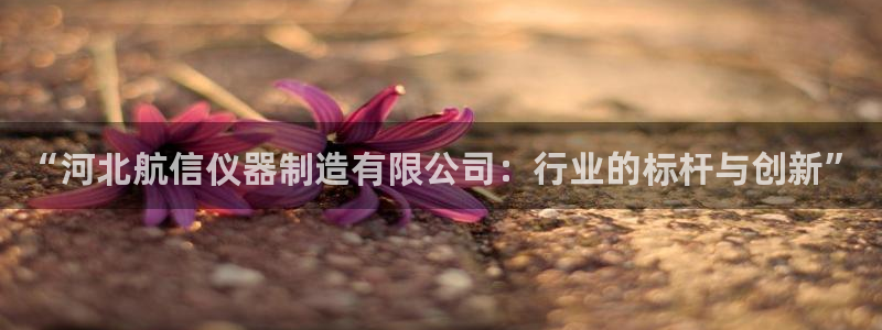 意昂3科技：“河北航信仪器制造有限公司：行业的标杆与创新”